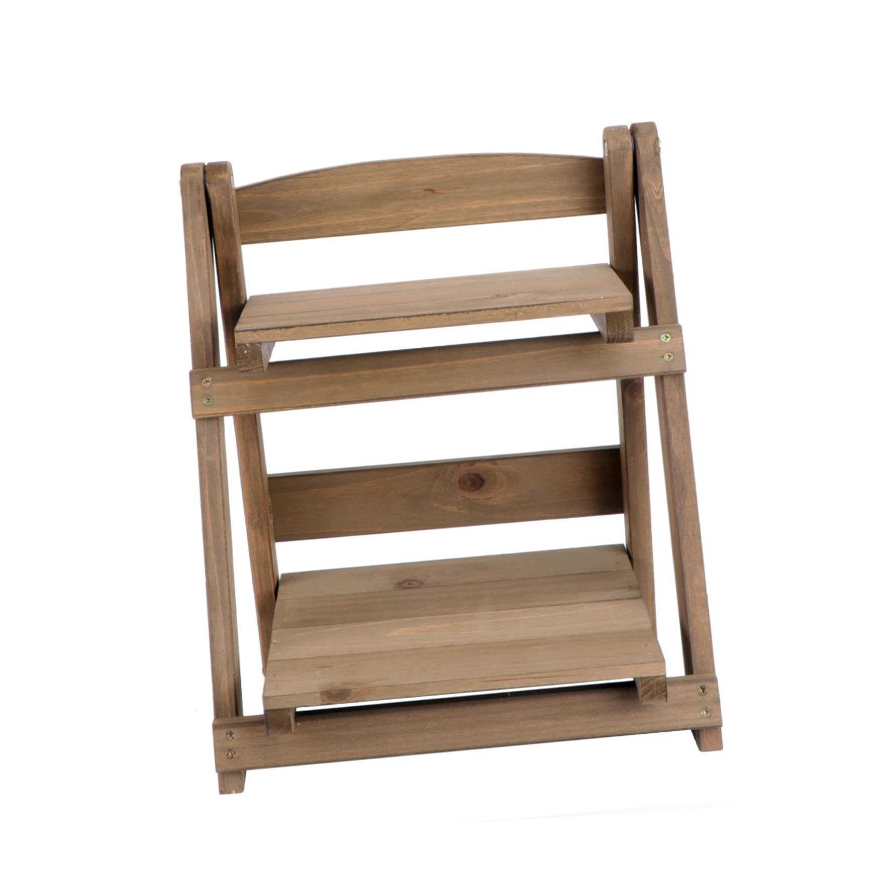 Meuble de rangement pliable en bois massif pour plantes de balcon et intérieur