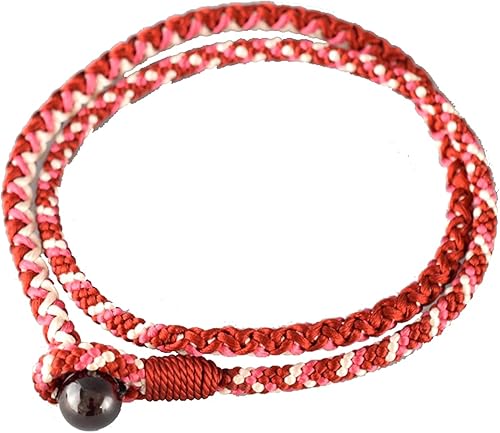 Tozaburo Himo x Kyoto Asahiya Kumihimo - Pulsera trenzada de 5 colores para hombres y mujeres, pulsera doble trenzada hecha a mano, regalo para