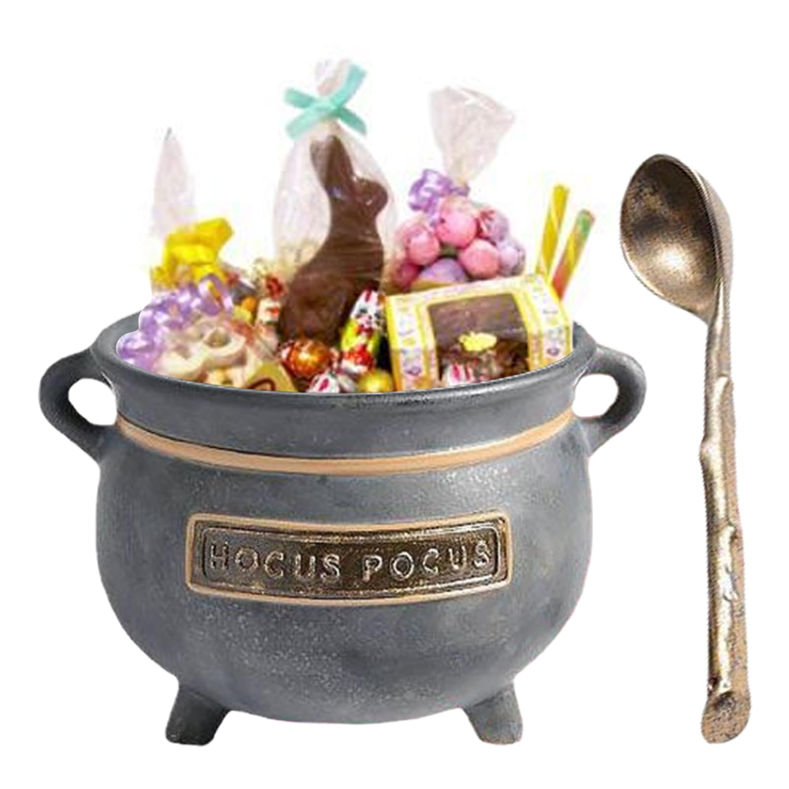 Chaudron de sorcière Halloween bol à snacks idéal pour pique-nique et salon