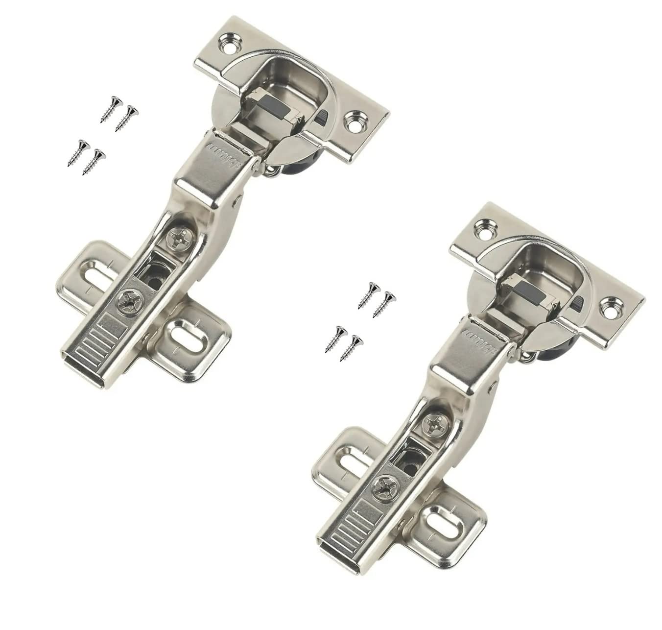1 Pair x Blum Soft Close Cabinet Hinge Arm Clip 71B3 & Mounting Plate 173L610 (Dual Application)