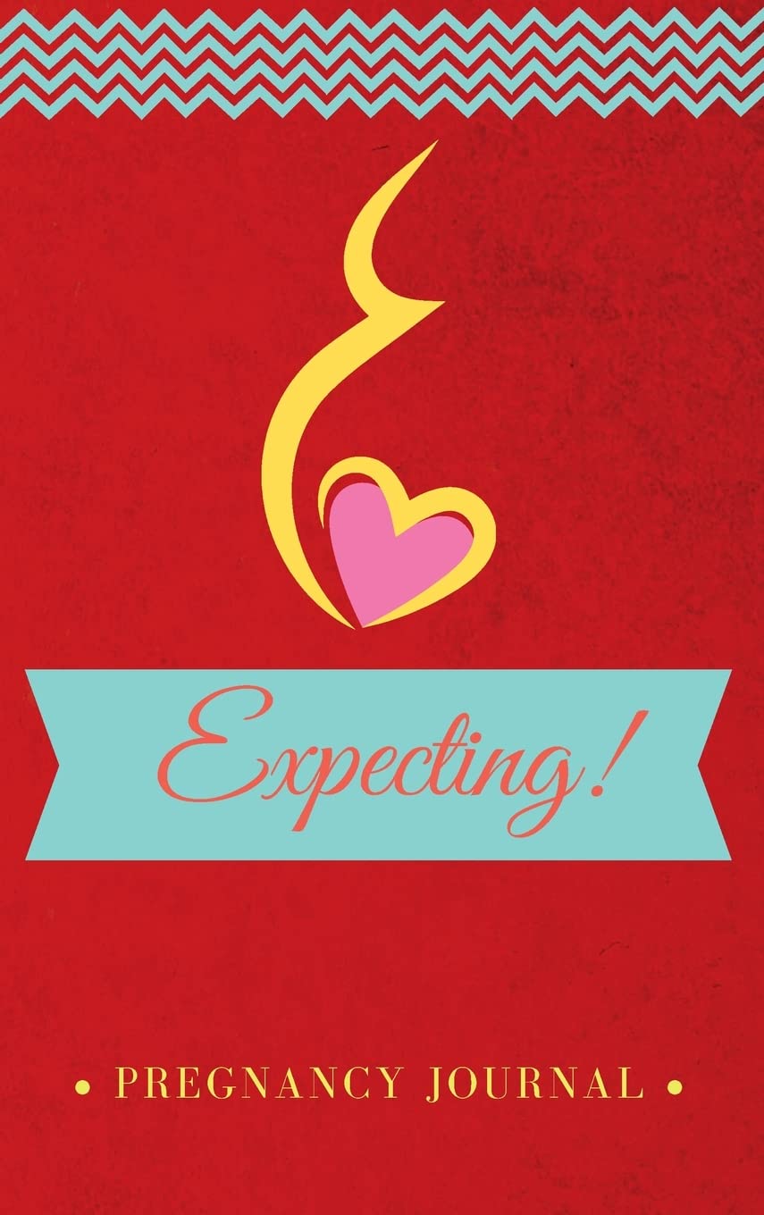 Keepsake Pregnancy Journal Colorful & Beautiful Design With Tips