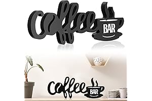 Wooden Coffee Sign | Farmhouse Coffee Bar Decor | Rustic Coffee Bar...