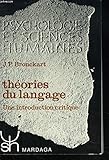  THEORIES DU LANGAGE 70