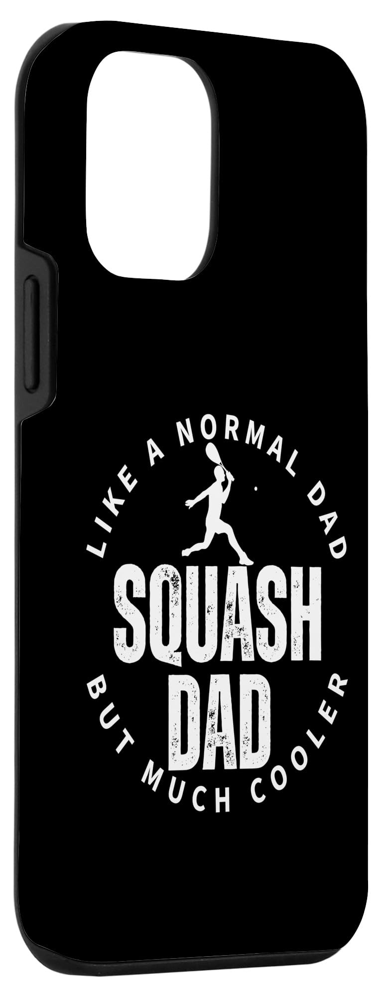 iPhone 12 mini Squash Dad Father Quote Funny Squash Case - Image 3