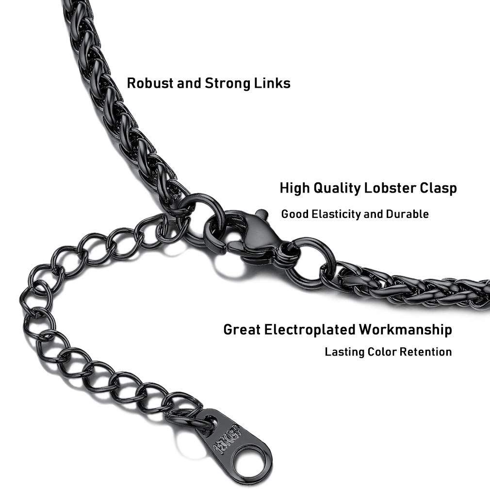 Stainless Steel Upside Down Cross Necklace - Gothic Inverted Cross Pendant For Women & Men