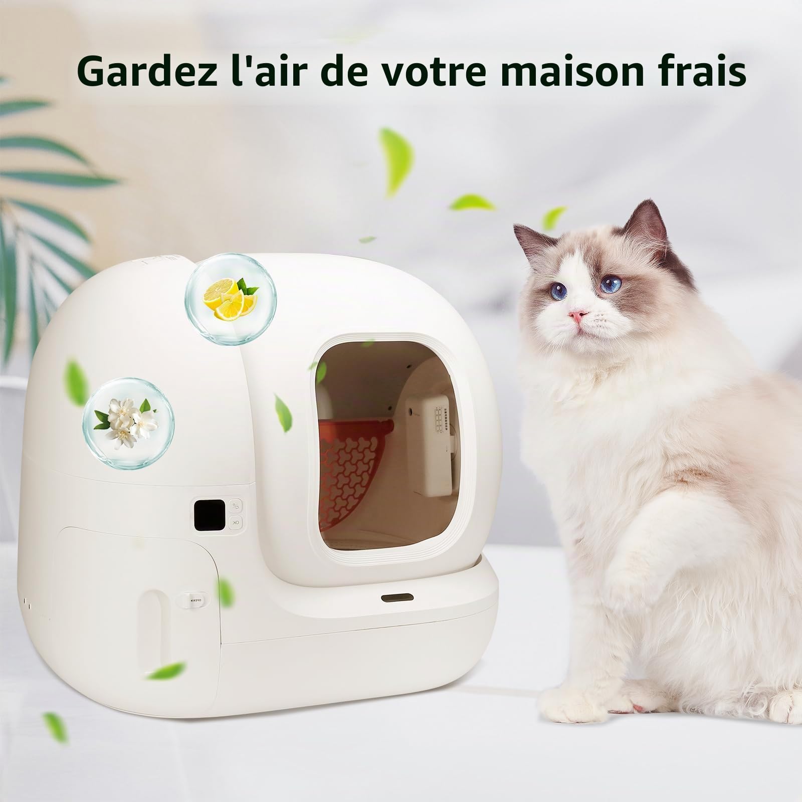 6 Pièces Désodorisantes N50 2.0 pour la litière autonettoyante Pura Max/Pura Max 2/Purobot Max Pro, Contrôle des Odeurs, élimination des Odeurs Tenaces D'animaux Domestiques