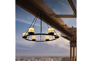 Solar Outdoor Chandelier: Illuminate Your Outdoor Oasis