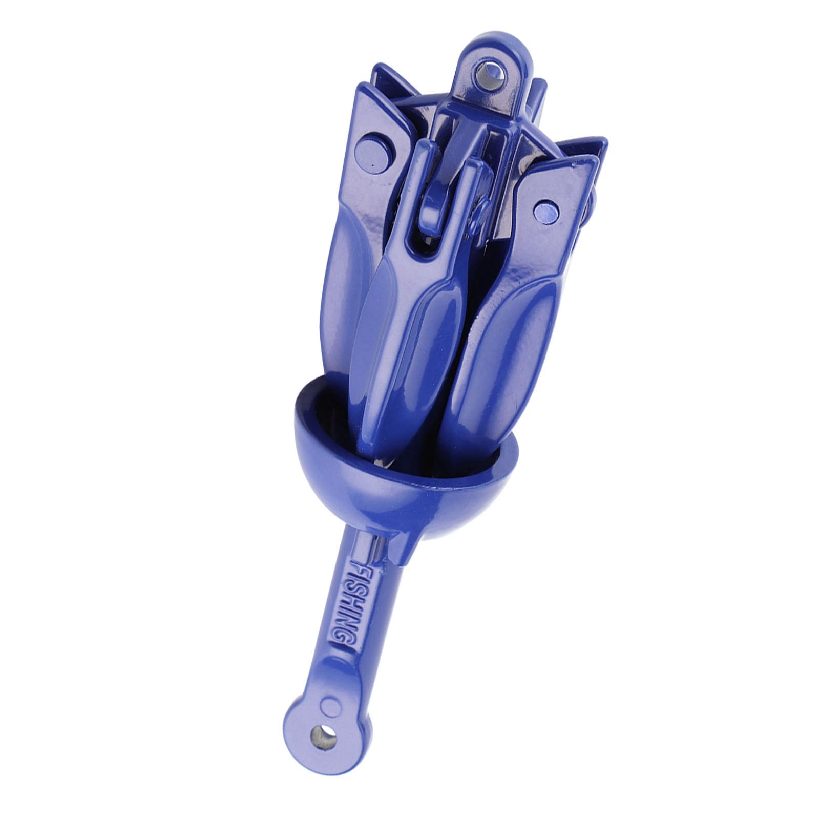 Kit Ancoraggio Pieghevole Per Kayak E Canoa - 4 Denti In Lega Di Alluminio Con Corda 5m E Custodia - 3