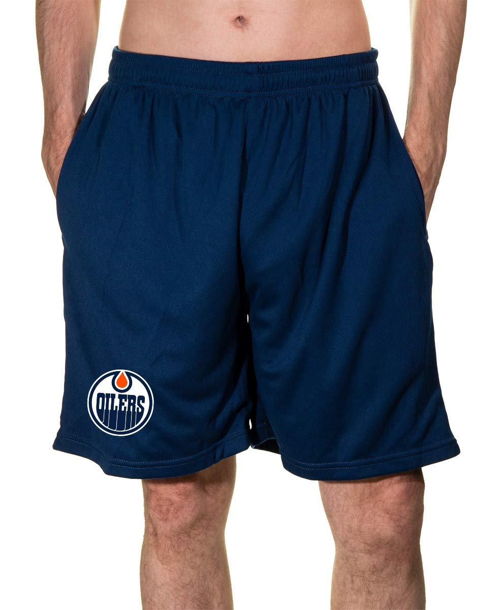 Calhoun NHL Men's Team Logo Air Mesh Shorts