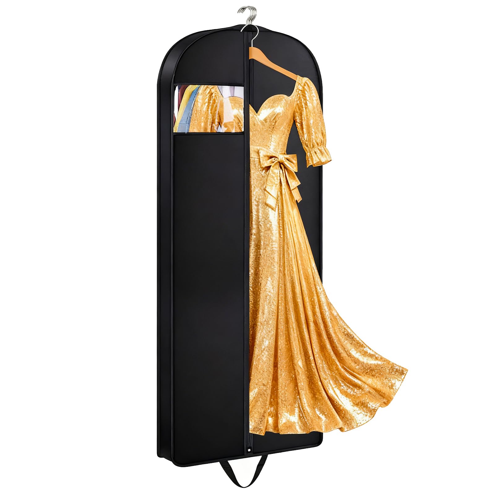 Garment Bag for Travel and Storage Waterproof Suit Bag Featuring Zip 65 Inch Long Hanging Dress Bags for