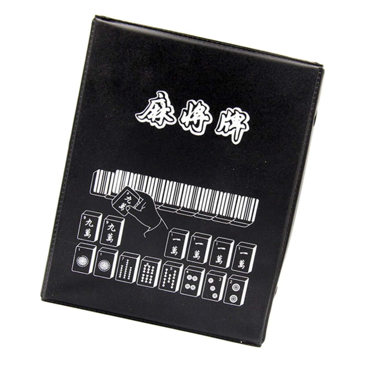 Kompaktes Reisespielzeug Mahjong Satz 1 Satz PVC Traditionell | Kleiner Format, für Party und Camping, Transportabel für Unterwegs, Fördert Logisches Denken