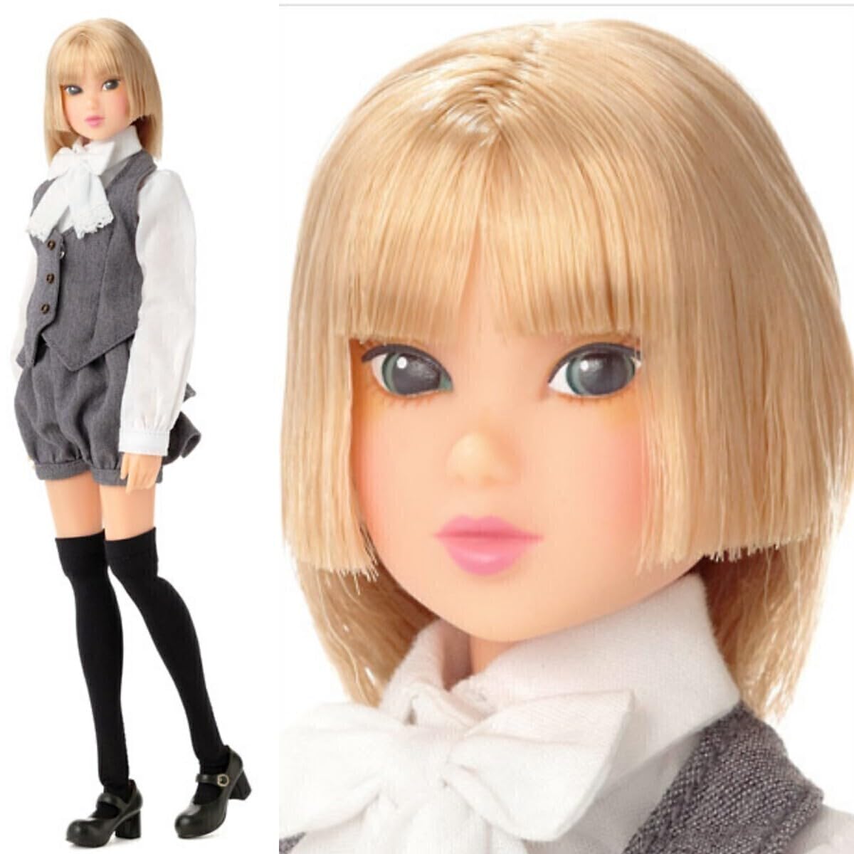 Amazon | momokodoll ヘッドのみ「モノクロームフラワー」モモコドール 