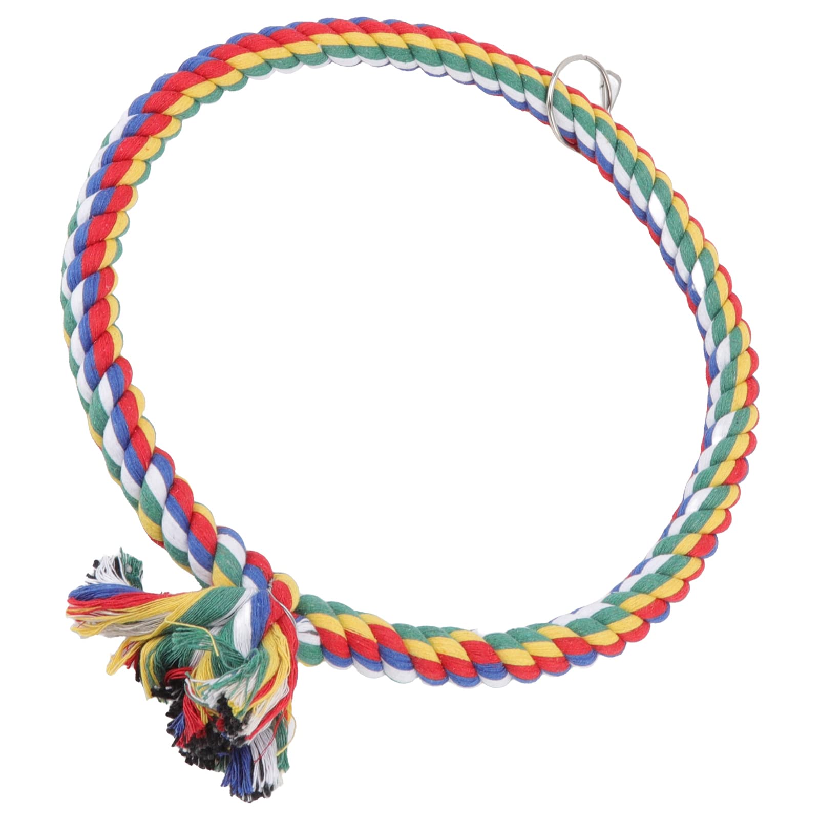 Altalena per Pappagalli con e Corda di Cotone - Cerchio da Arrampicata per Uccelli - Disponibili Misure Piccole e Grandi - Ideale per Giochi all'Interno Ed all'Aperto