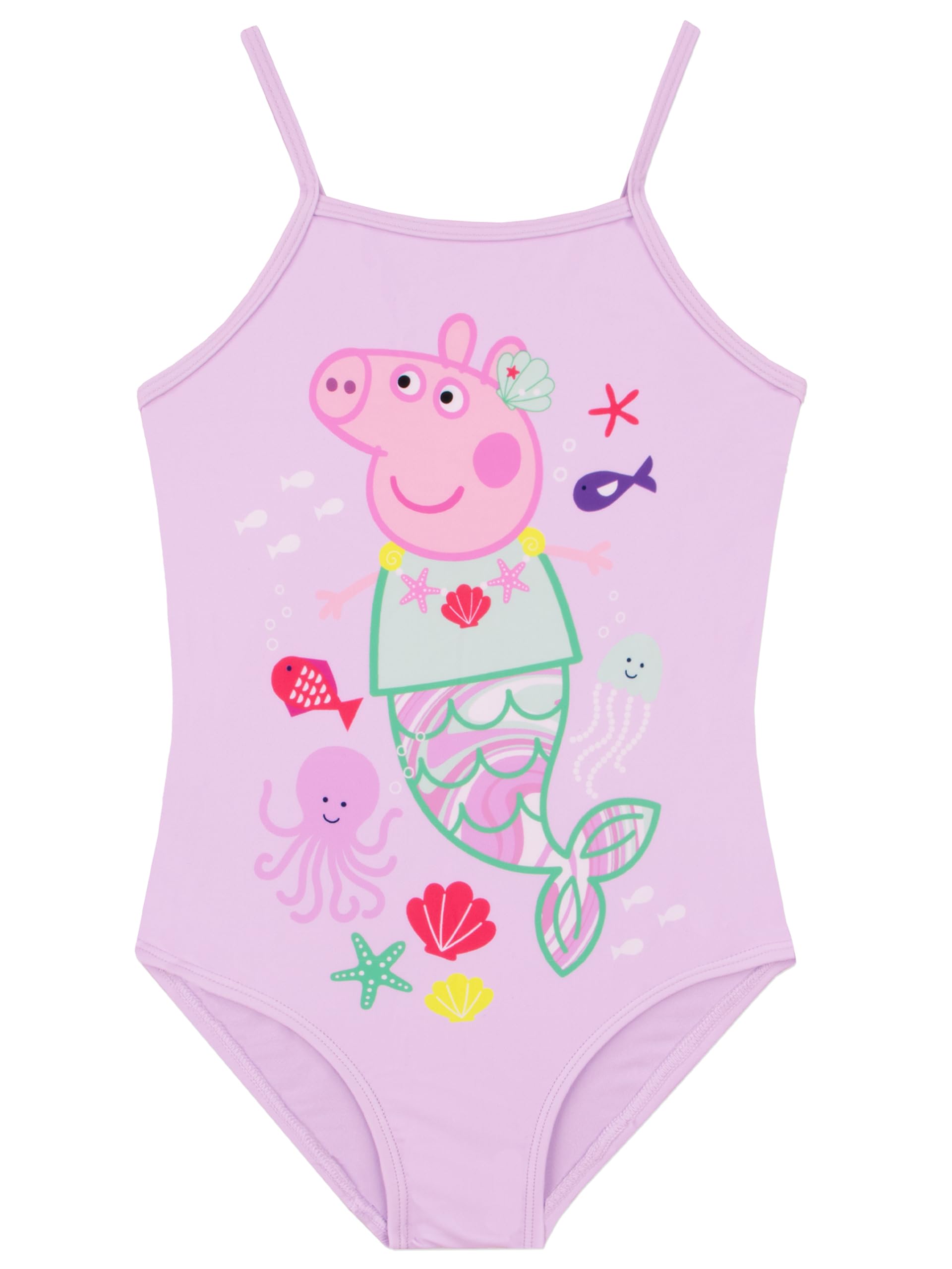 Peppa Pig Girls Purple Swimming Costume | Mermaid Swimsuit | Swimming Costume For Summer | 18-24 Months