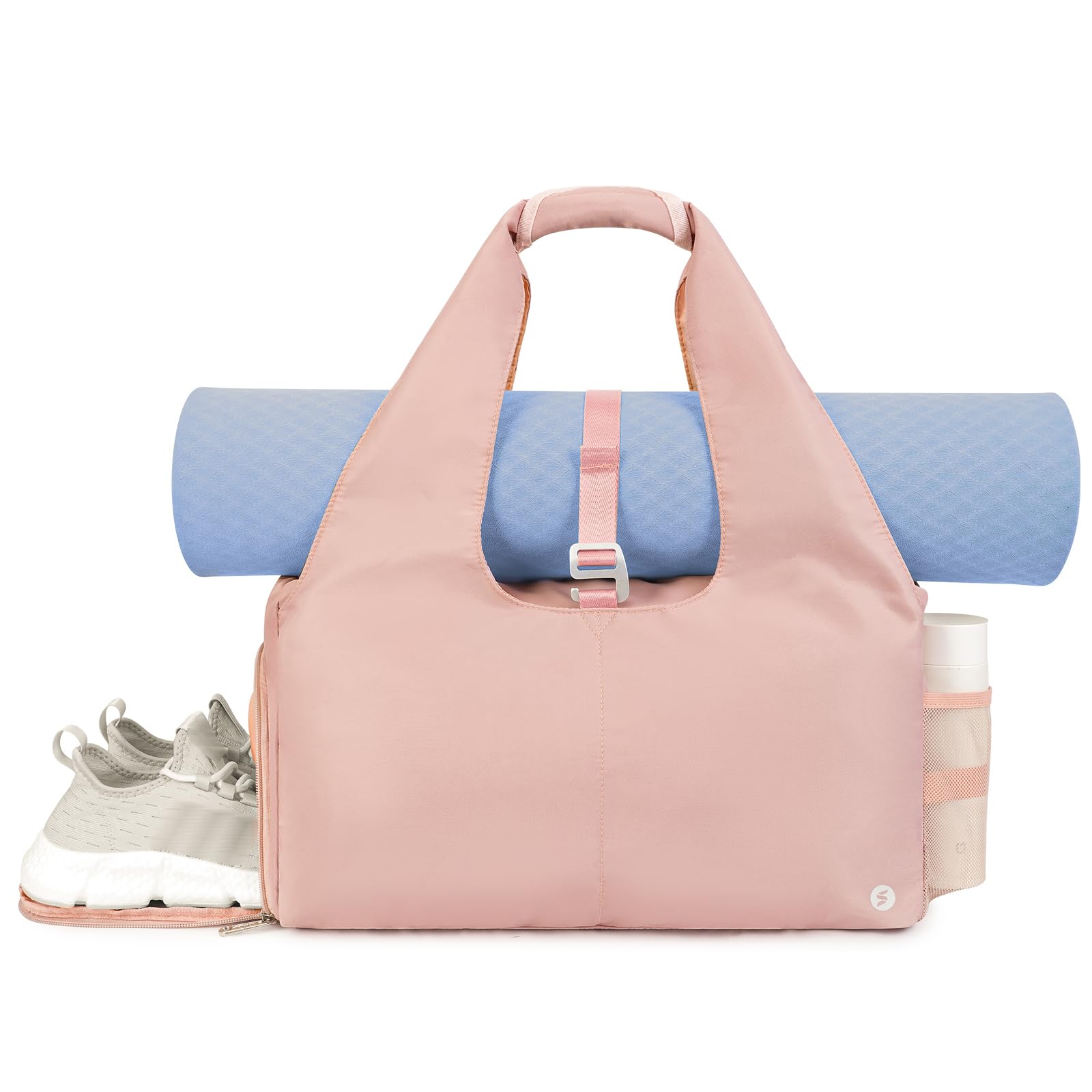 sportsnew Yoga Gym Bags for Women with Shoes Compartment Wet Dry Storage Pockets Adjustable Yoga Mat Holder Patent
