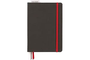 C.R. Gibson Black Leatherette Markings Notebook Journal