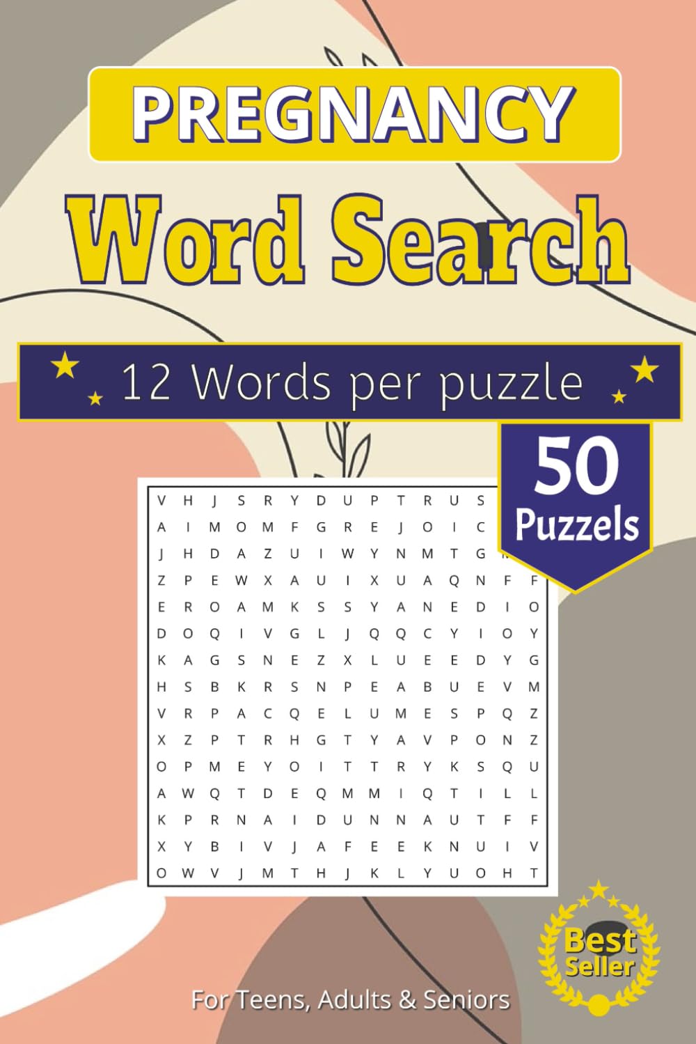 Pregnancy Word Search Puzzle Book: Word Search for Expecting Mothers | 6x9 Inches, 110 Pages | 50+ Puzzles for Relaxation & Joy