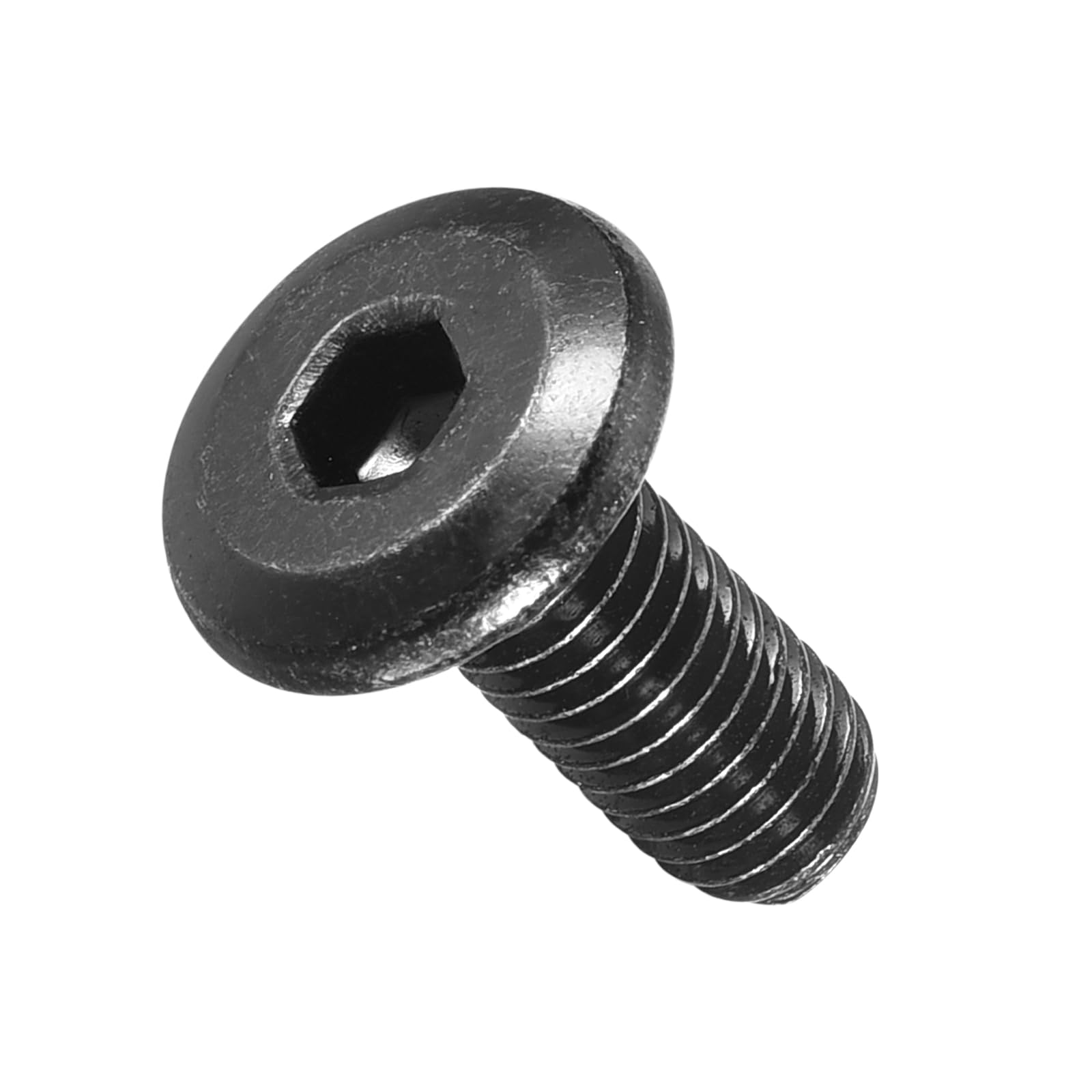 METALLIXITY Flat Head Hex Socket Cap Screws Bolts(M5-0.8x12) 30Pcs, Steel Hex Socket Furniture Bolts Screws