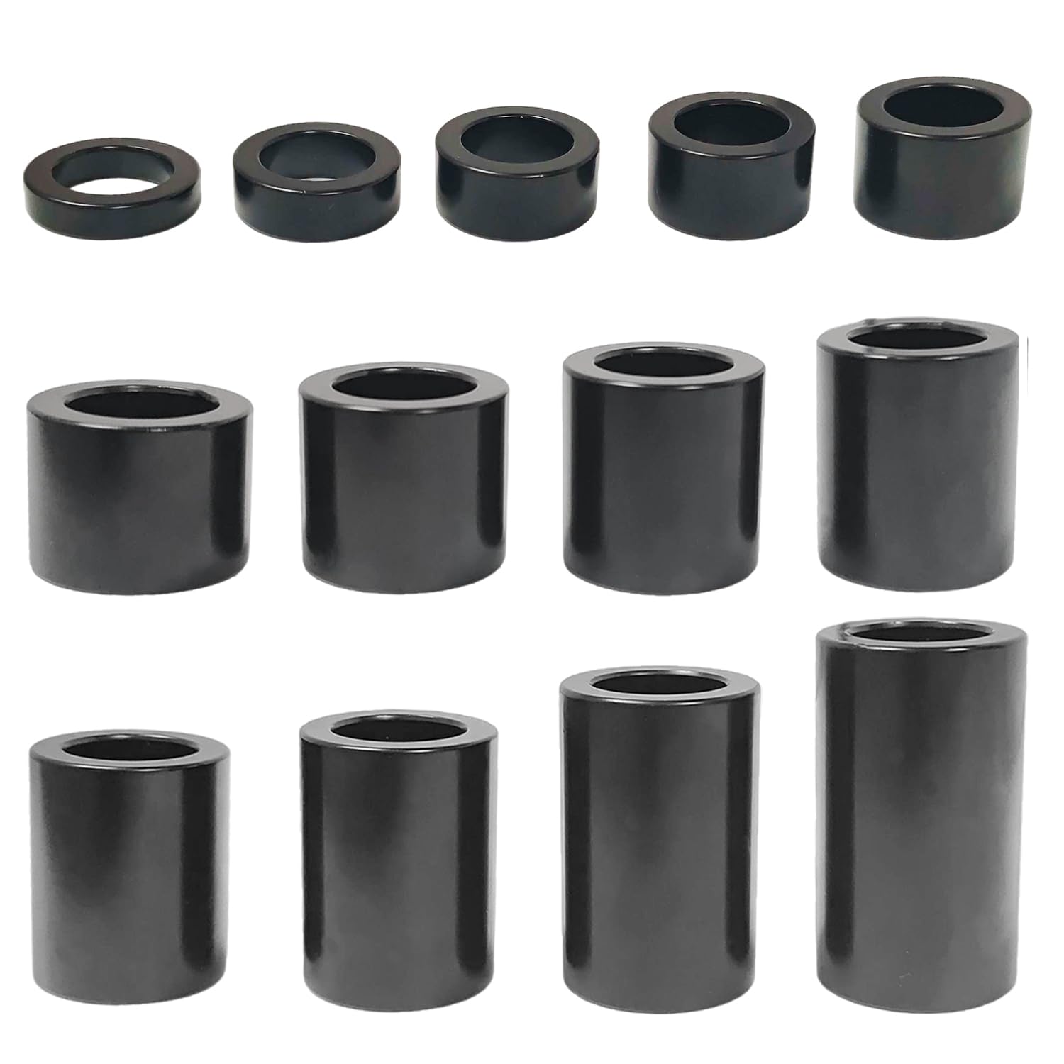 BIGLKNM 13PCS Wheel Axle Spacer Kit I.D. 3/4" (0.75 Inch) O.D. 1-1/8" (1.125 Inch) Fit for Harley Sportster 883 Softail Dyna Road King Custom Bobbers