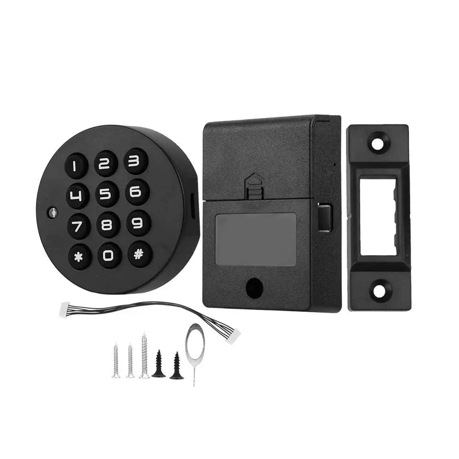Cerrar Cerradura de combinación Digital, cerradura electrónica segura, cerradura de contraseña Digital electrónica inteligente para armario, puerta, cajón, armario para armario de puerta
