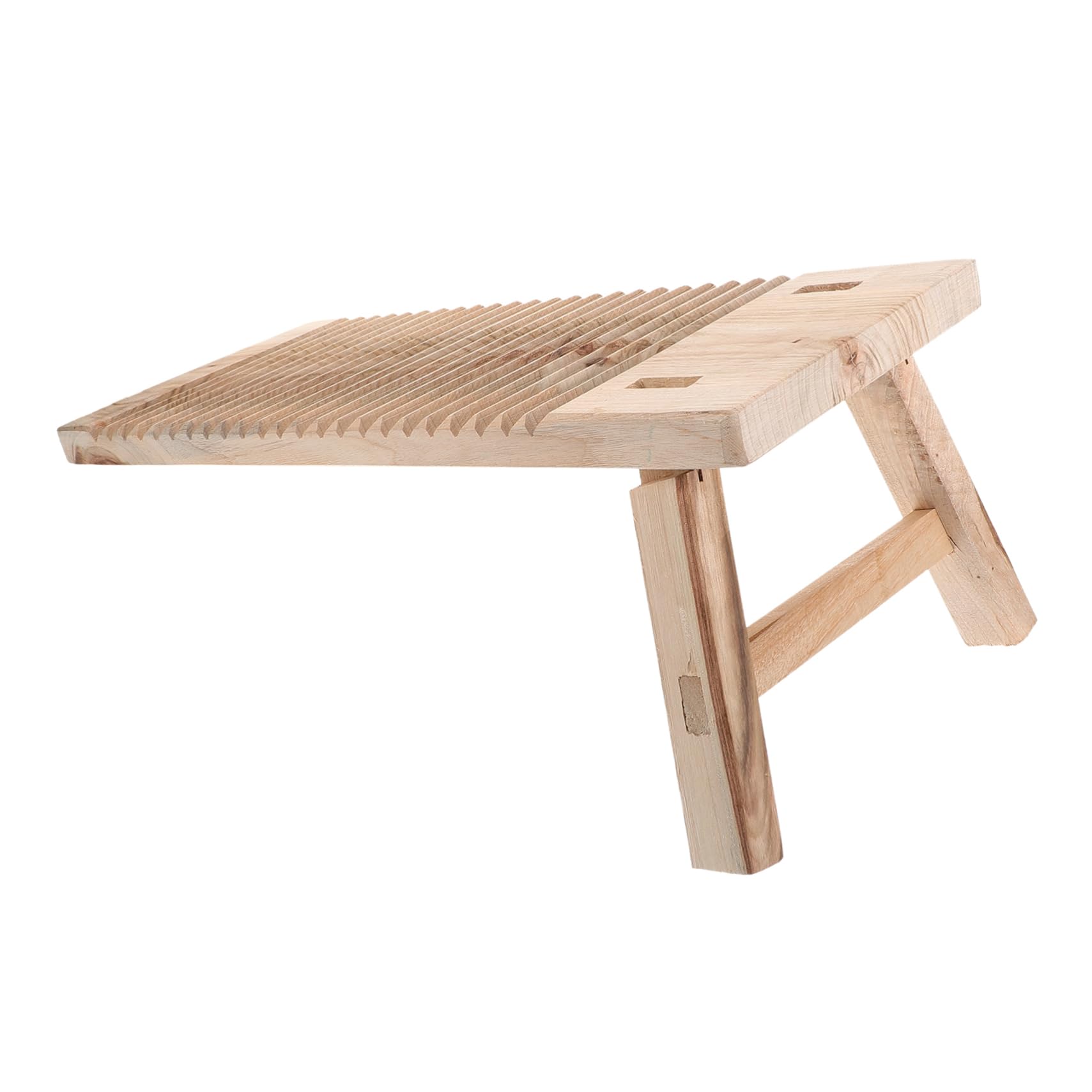 VOSAREA Asse per Lavatoio in Legno Massello Superficie Antiscivolo e Design Creativo, Tavola Lavapanni Robusta e Liscia per Vestiti Delicati e Pannolini
