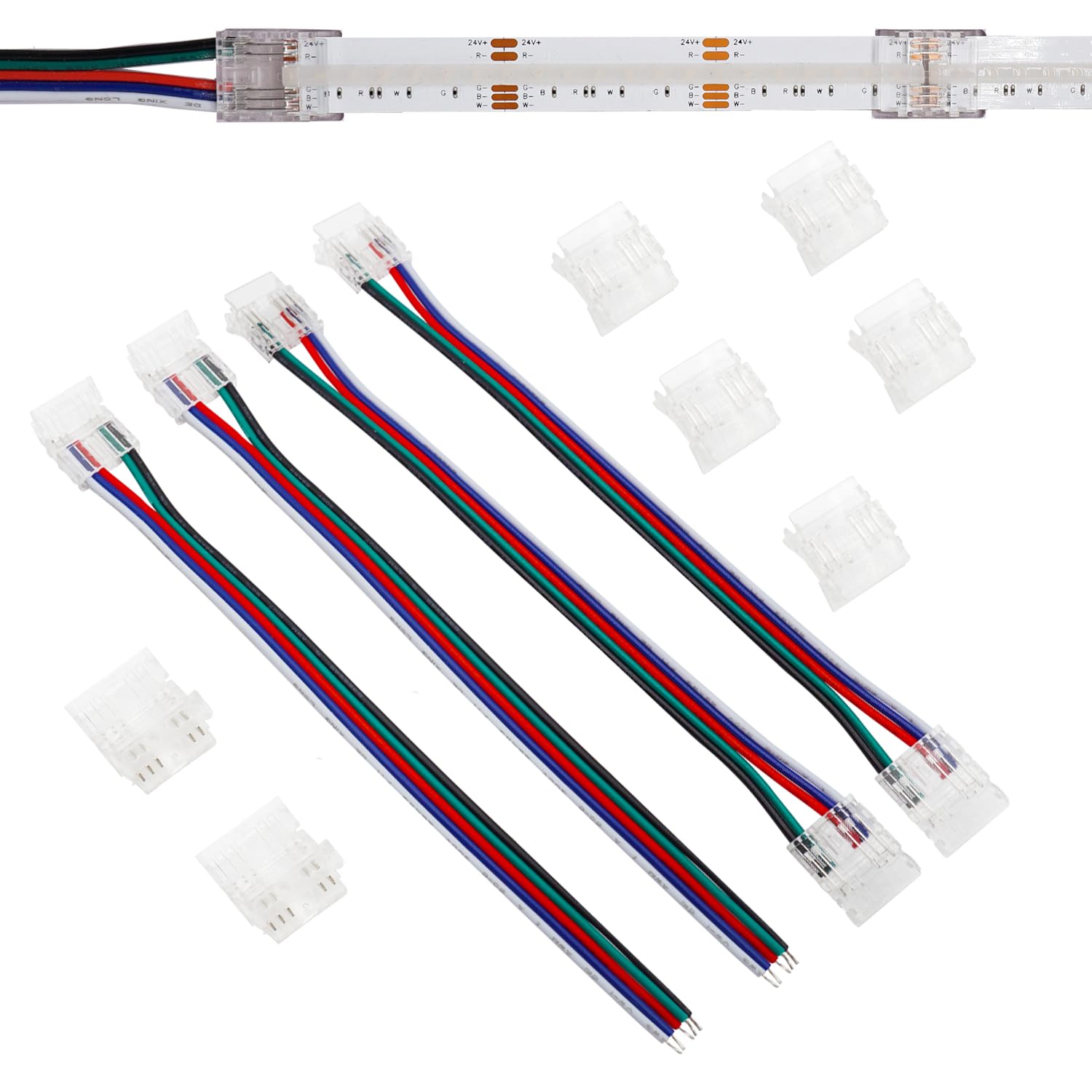 2024 5pin cob Connector, Transparent
