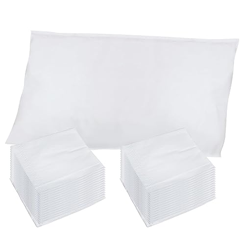 Fundas de almohada desechables (paquete de 100), fundas de almohada a granel para viajes a hospitales médicos, fundas de almohada de papel