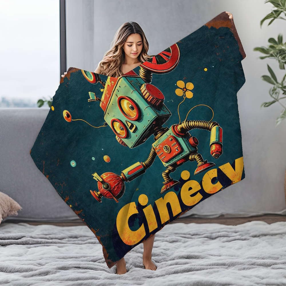 Grande couverture 125 x 150 cm Cinecy pour cocooning et soirée cinéma