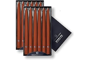 Unscented Taper Candle: Warm Illumination for Lasting Ambiance