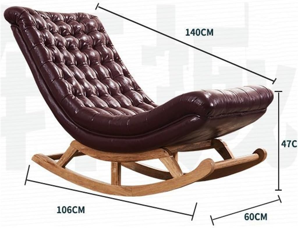 Lazy Person Sofa Single Scandinavian Rocking Chair Adult Nap Home Leisure Balcony Bedroom