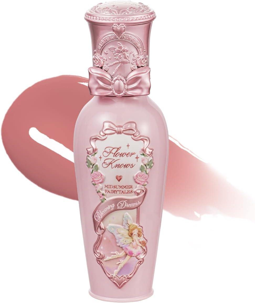 Midsummer Fairytales Coating Lip Lacquer,Glowy Non-Fading Lip Gloss,Hydrating Tinted Lip Oil for Girls&Women,Vegan & Cruelty Free,0.17Fl Oz(G04 To the Moon)