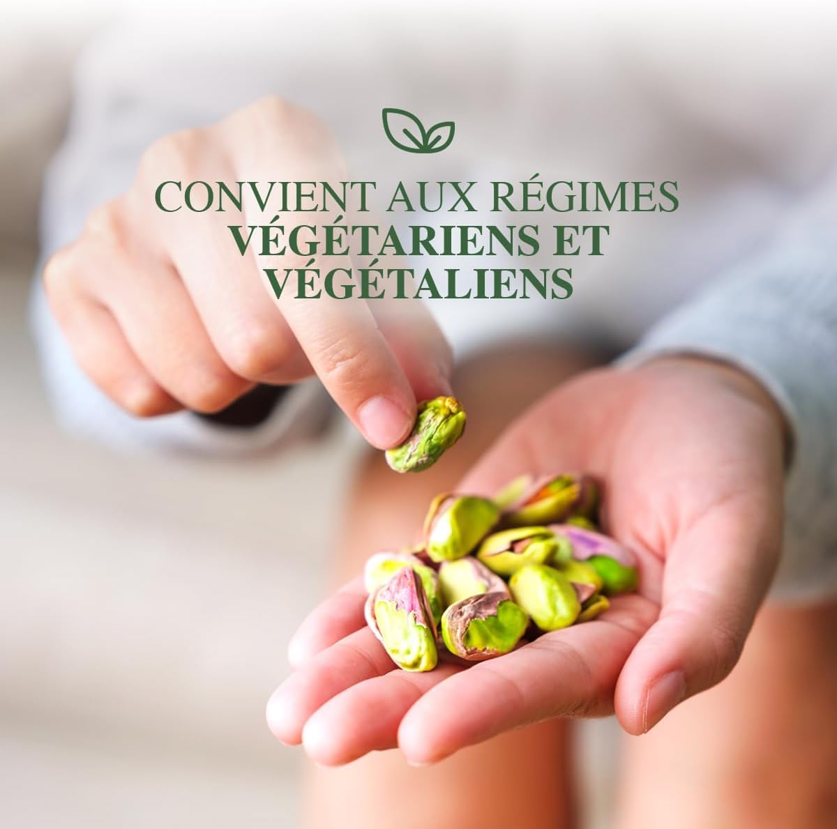 PISTAMED - Pistachos Pelados Tostados Artesanalmente sin Sal - Alto Contenido en Fibra - Apto Veganos y Sin Gluten - Bolsa 500 g con Cierre Zip - Origen España - Para Repostería y Hostelería