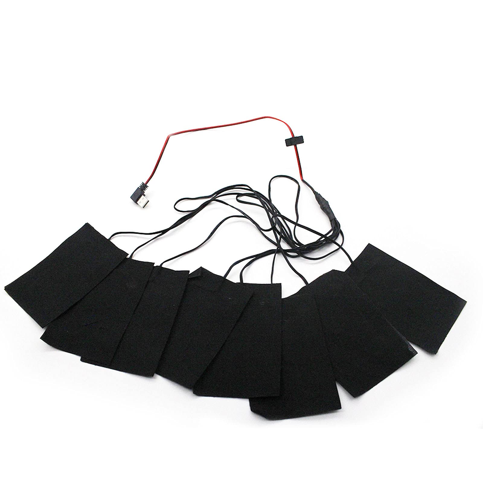 ELBME Heating Pads for Belly Shoulder Neck Leg Waist Pain Relieve Abdomen Warming USB Heating Film Low Temperature for Clothes Seat Pet Warmer for Cold Winter Outdoor Camping Activities