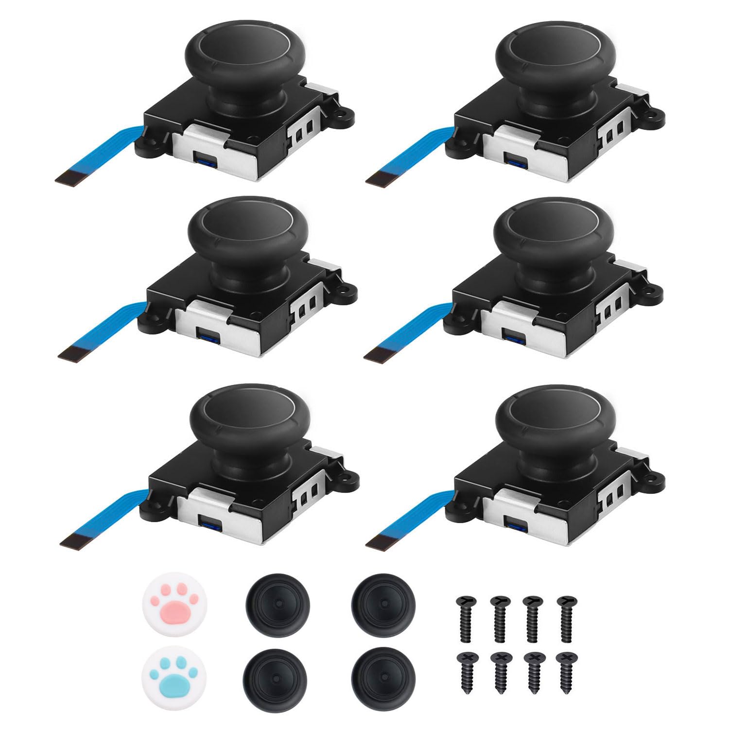 Amazon.com: Joycon Joystick Replacement 6 Pack, Replacement