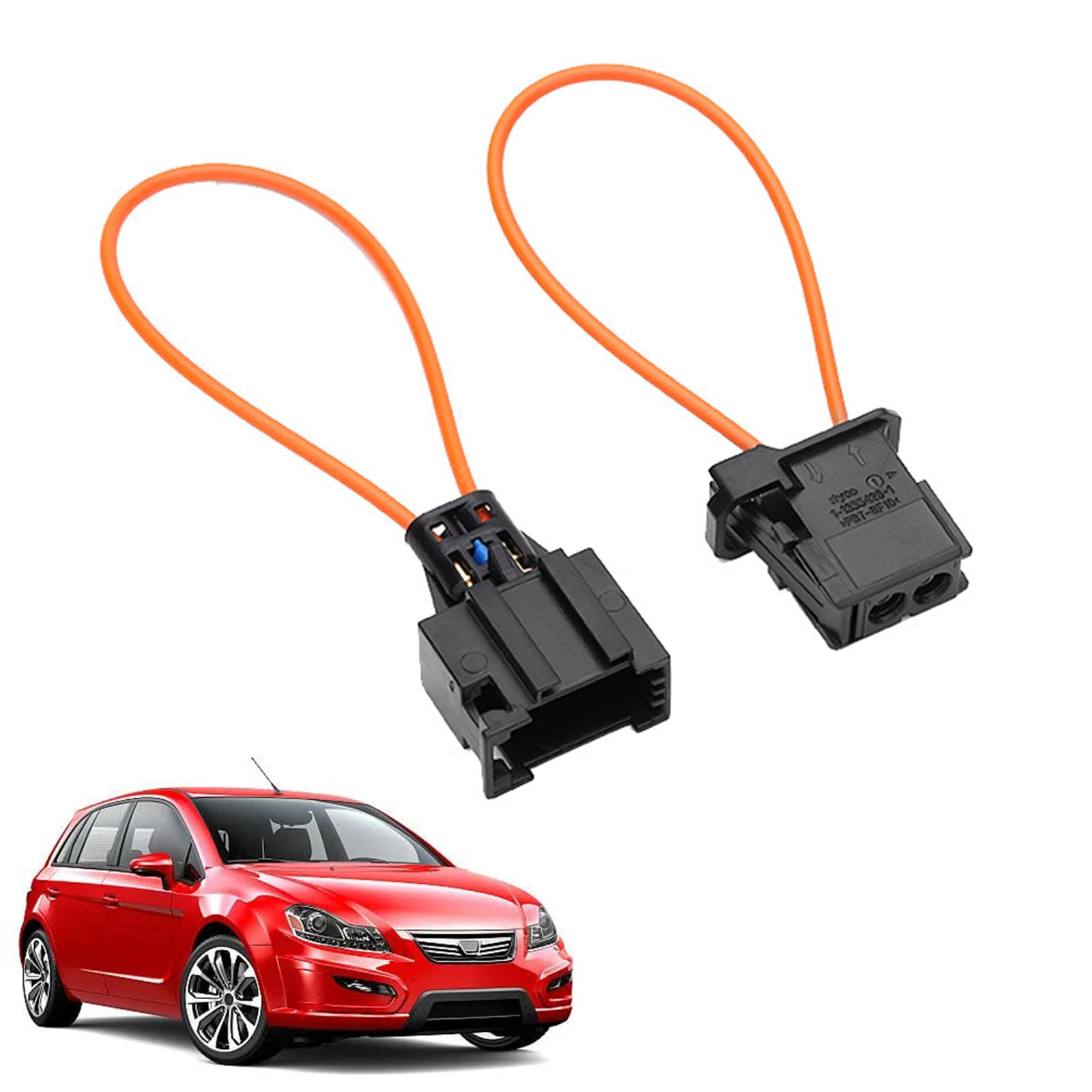 Conector de Fibra Óptica para Coche,Conector de Cable Óptico de Derivación,Enchufe de Puente,Adaptadores Universales de Fibra Óptica Hembra y Macho,para Radio y Audio de Coche Tokaneit