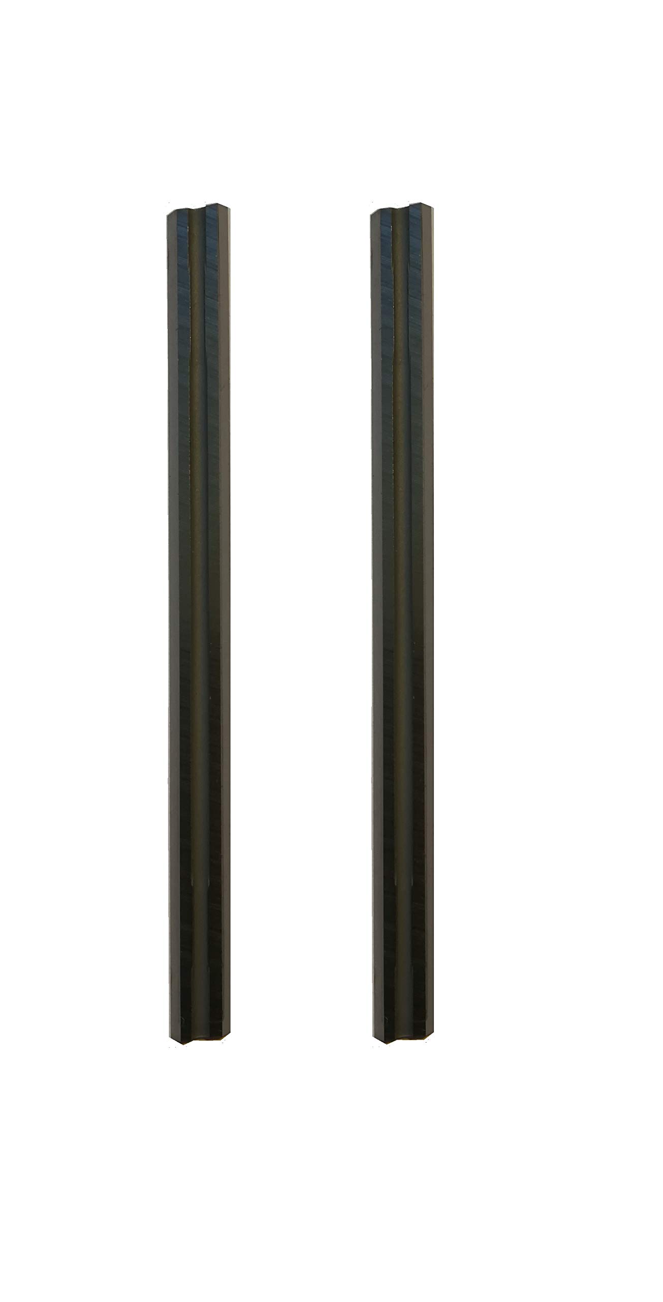 jjw-germany VHM HM Paire de fers de rabot de 82 x 5,5 x 1,1 mm pour les rabots électriques manuels