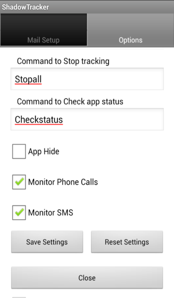 Shadow Android Tracker V3 - App on Amazon Appstore