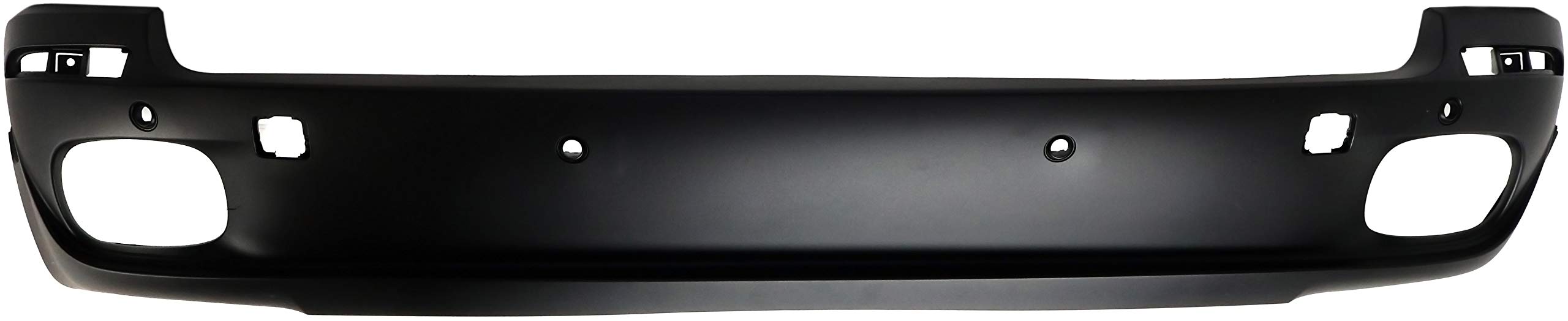 Evan Fischer Rear Bumper Cover Compatible with 2007-2010 BMW X5 Primed with PDC Sensor Holes with Tow Hook Holes