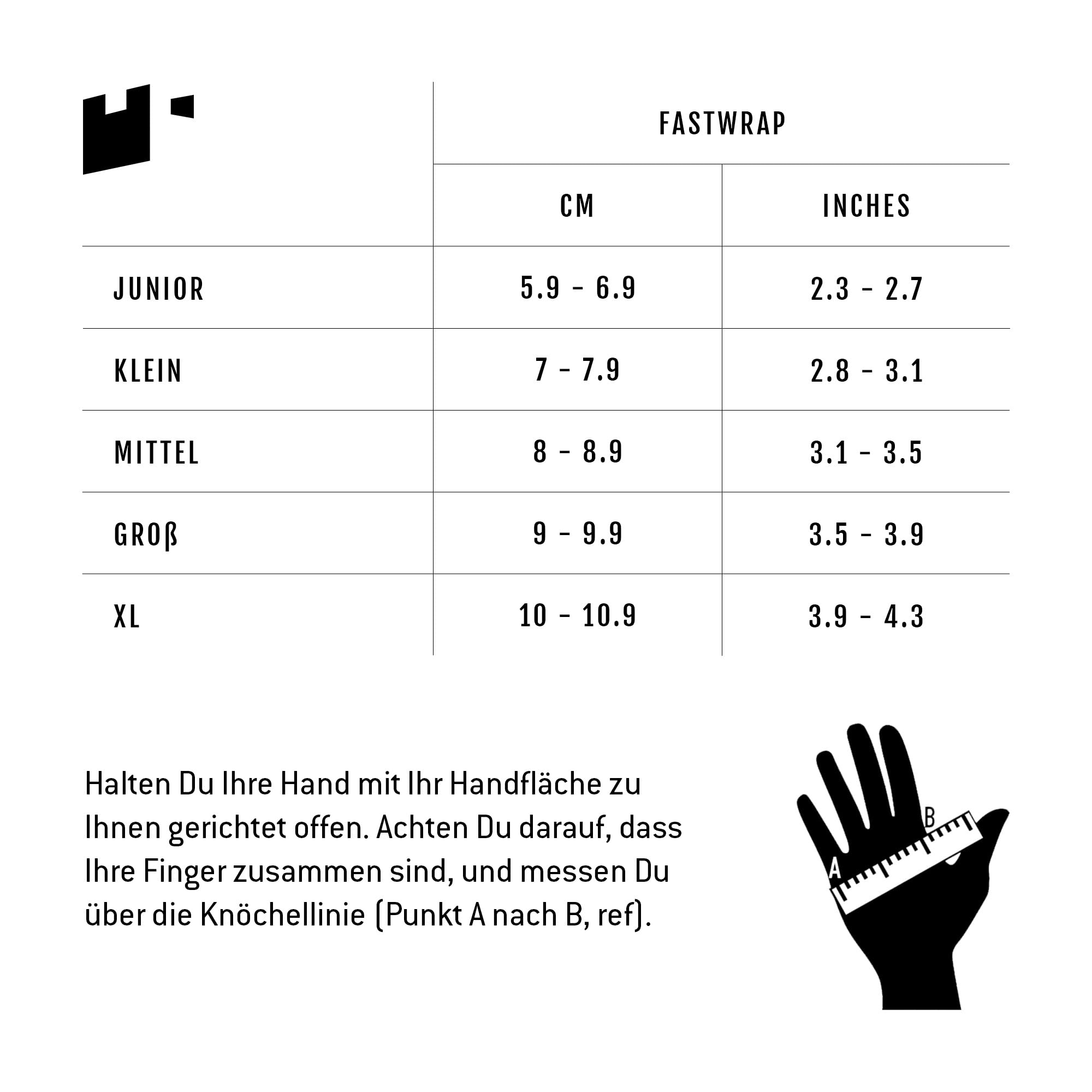 Fortress Boxing Bandagen – T1 Fastwraps für Kickboxen, Muay Thai, MMA – patentiertes Design Handbandagen