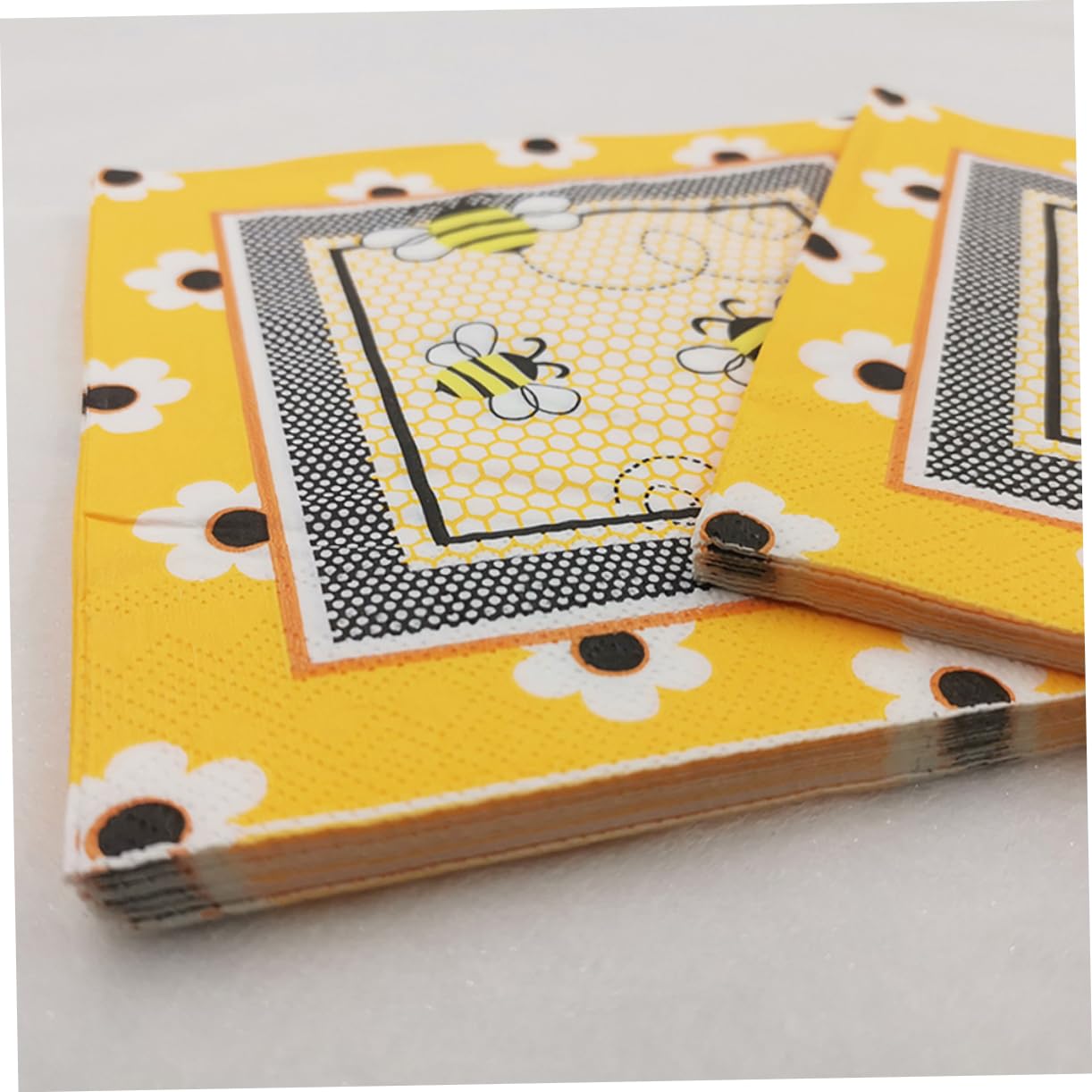 100piezas Servilletas De Papel Ecológicas Diseño De Abejas Unidades Para Eventos