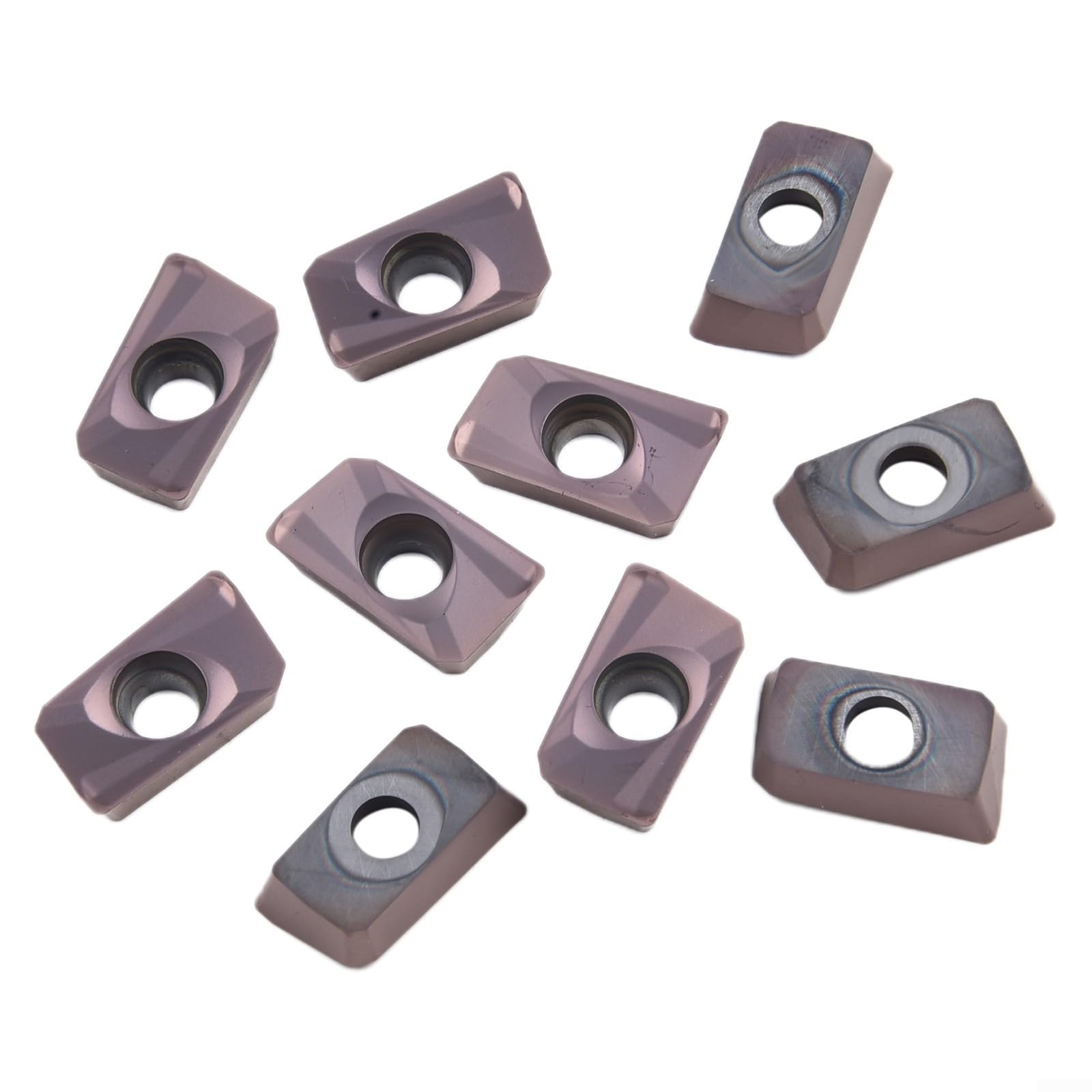 Lot de 10 inserts APMT1604 VP15TF, conçus pour une forte vitesse de traitement de pointe (APMT1604PDER-M2)