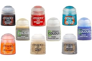 Citadel Choose-Your-Own Paint Set: Base, Shade, and Dry Paints Enriched with NULN OIL Gloss