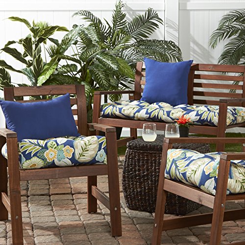 Greendale Home Fashions Square Outdoor Dining Seat Cushion, Set Of 1, Magnolia Floral #TOP2