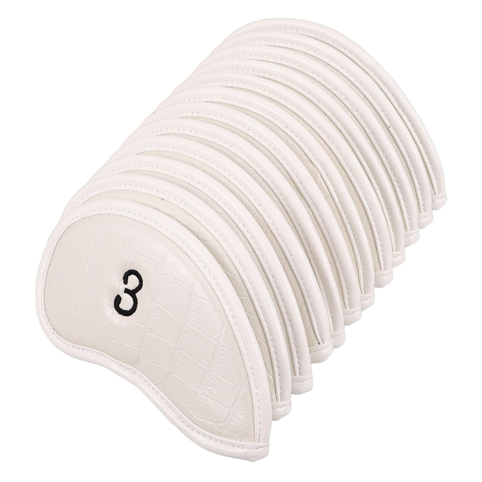 12 Piezas Fundas para Palos de Golf de Protectores Resistentes al para Driver Fairway y Putter Cierre Seguro Diseño y Elegante Accesorios para Golfistas