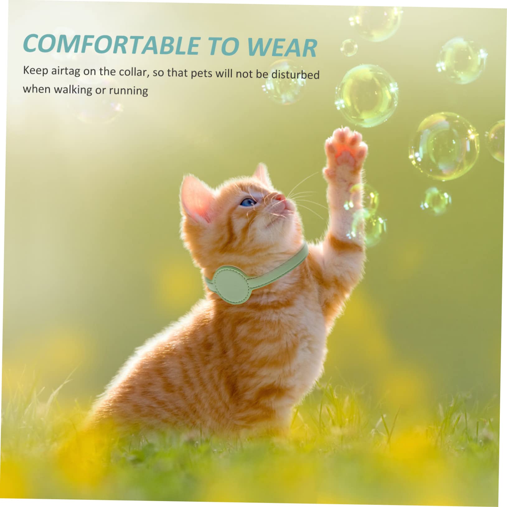 ABOOFAN 5st Pet-pu-Kragen Welpenhalsband Welpenhalsbänder Für Kleine Welpen Zubehör Für Katzenhalsbänder Für Neugeborene Welpen Sicherheitshalsband Für Katzen Haustier Tracker