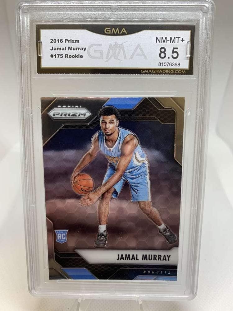 GMA NM-MT+ 8.5 Certificate #81076368 2016-17 Panini Prizm #175 Jamal Murray Rookie Denver Nuggets Professionally Graded Basketball Card