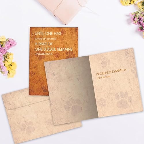 Miniatura 3 de Tree-Free Greetings Pet Sympathy - Paquete de 2 sobres a juego, respetuoso con el medio ambiente, fabricado en Estados Unidos, papel 100% reciclado,