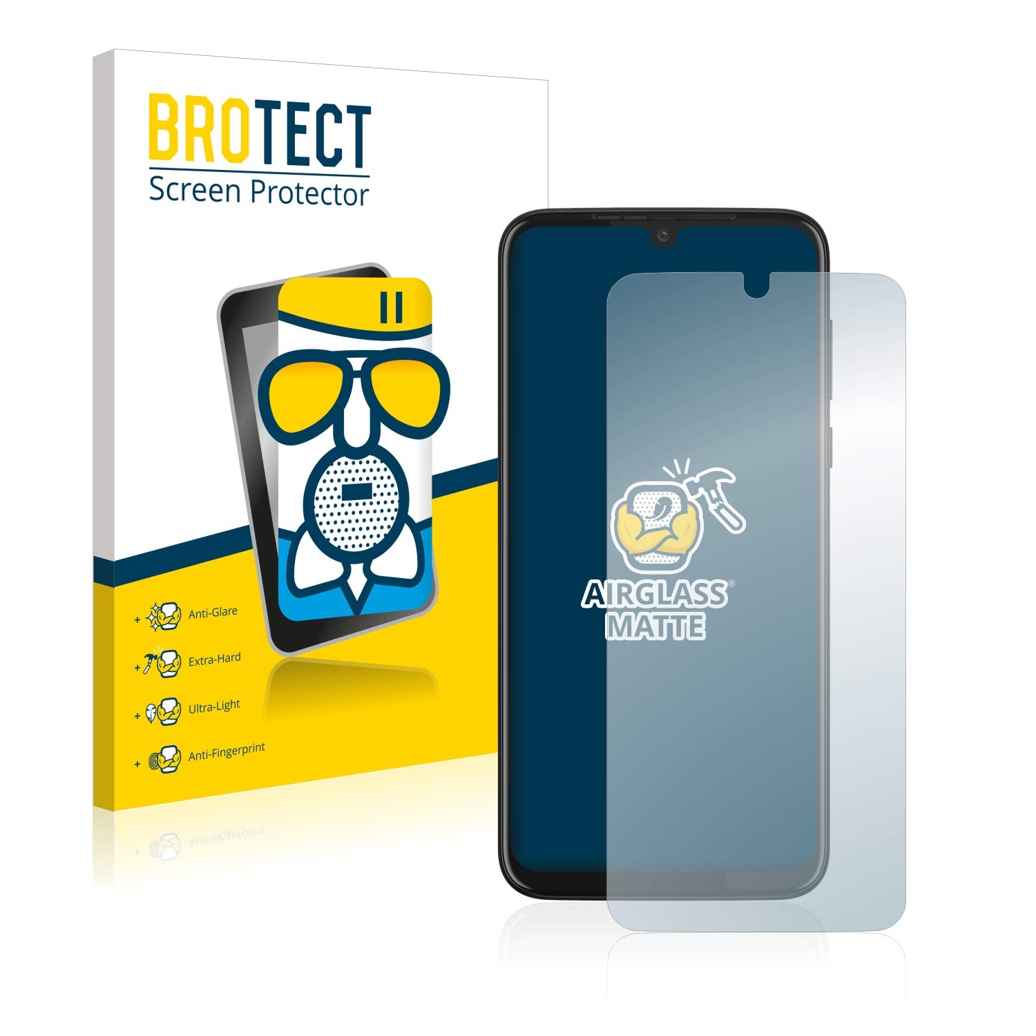 2x BROTECT Flex Matte Pellicola Protettiva Opaca Integrale Per Motorola Moto G8 Plus 5636872