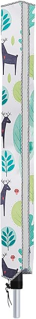 ALaSou Rotary Washing Lines Cover,Rotary Line Washing Cover Waterproof with Zip, Protect Rotary Clothes Dryer and Rotary Dryer Washing Lines(Green)