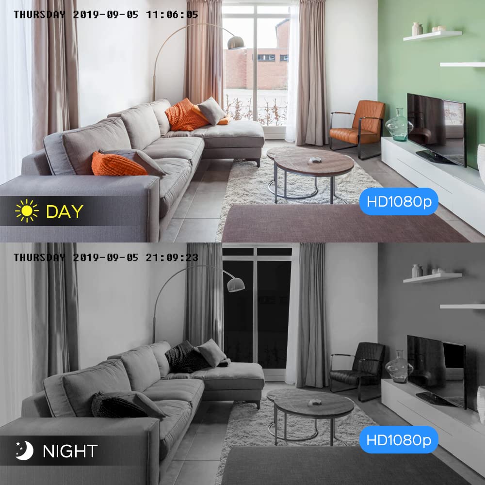 PANAMALAR Cámara IP WiFi, cámara de vigilancia interior de 3 MP, orientable 350°, FHD, soporta conexión LAN y WiFi/Alexa/2 vías de audio/visión nocturna, etc., cámara de interior para bebé/mascota PC